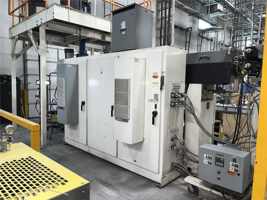 5" Davis #XP-Expess, 80" W sheet line, 34:1 L/D, Maguire WSB-940T gravimetric blender, Thermatic III, 13.85:1 - Image 5