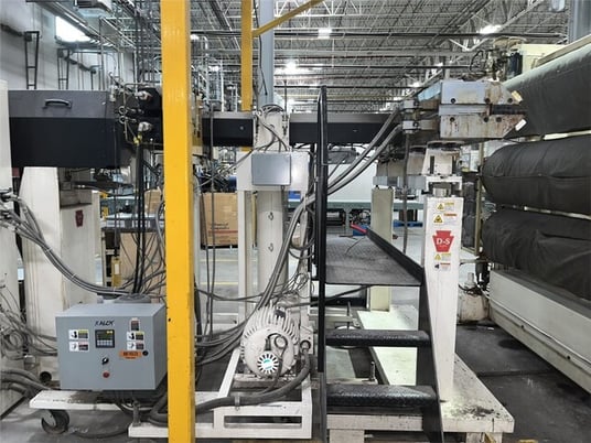 5" Davis #XP-Expess, 80" W sheet line, 34:1 L/D, Maguire WSB-940T gravimetric blender, Thermatic III, 13.85:1 - Image 7