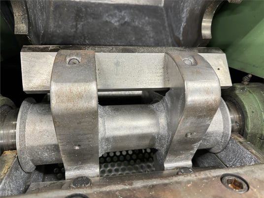 10" x 12" Rapid #1012.K, granulator, 7.5 HP w/ blower, 3 knife open rotor, 4" diameter discharge - Image 2