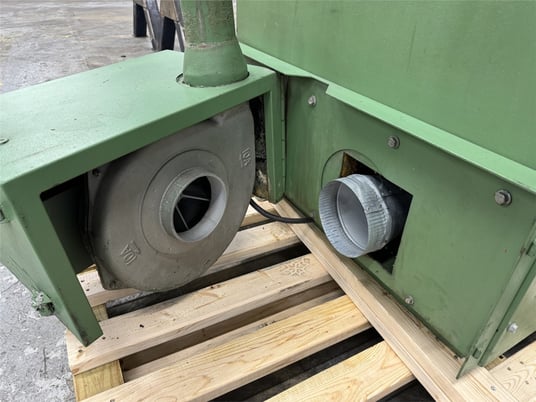 10" x 12" Rapid #1012.K, granulator, 7.5 HP w/ blower, 3 knife open rotor, 4" diameter discharge - Image 3