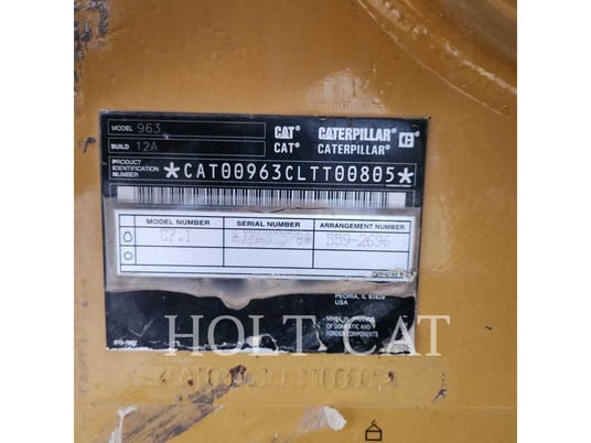 Caterpillar 963, Track Loader, 2825 hours, S/N: LTT00805, 2023 - Image 6