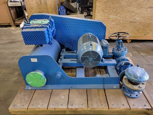 Eurus Blower rotary blower assembly #MB4502, with 30 HP motor, 1765 RPM, 230/460 V. - Image 1