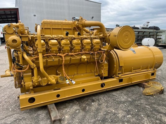 1101 KW Caterpillar #3512C, Land electric gensets, 600 Volts, Kato 6P6-3300 genends, rebuilt (2 available) - Image 5