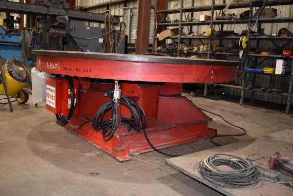 30000 lb. Bode #TT300/V, floor turn table, hand pendant - Image 1