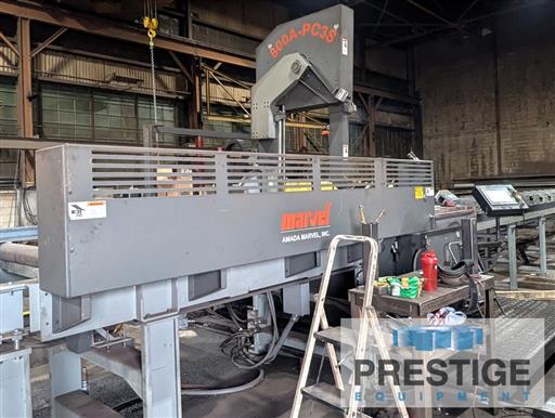 31.25" x 37.5" Marvel/Amada #800A-PC-3S-60, PC3 prog control, bar feed w/72"stroke, 2" blade, 2020, #43993 - Image 1