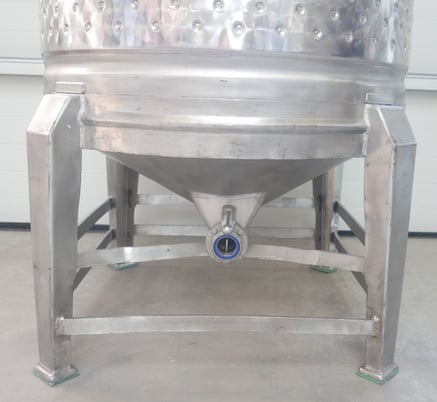 264, 317, 396, 475 518 gallon storage tank / beer tank / pressure tank with round cooling jacket made of V2A - Image 7