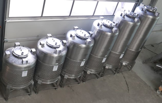 264, 317, 396, 475 518 gallon storage tank / beer tank / pressure tank with round cooling jacket made of V2A - Image 8