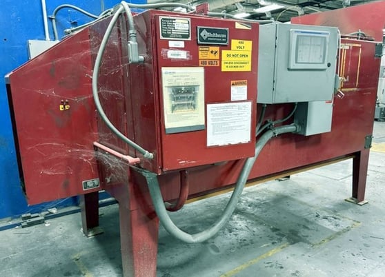 24" width x 24" H x 96" D Unitherm #EB242496, elect box furnace, 1600&deg;F, 480 V., 3-phase, Allen-Bradley - Image 2