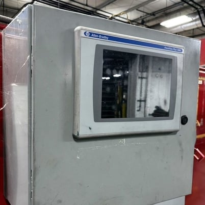 24" width x 24" H x 96" D Unitherm #EB242496, elect box furnace, 1600&deg;F, 480 V., 3-phase, Allen-Bradley - Image 4