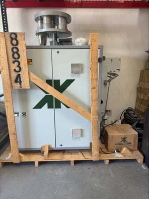 Indumak #MG-1000 CGS vertical form fill and seal bagger, volumetric filler, incline conveyor, 2016 - Image 7