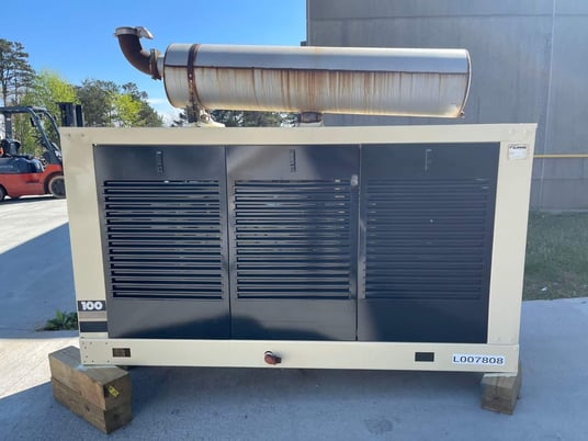 100 KW Kohler #100RZ72, standby natural gas generator, 3 phase, 1800 hours - Image 1