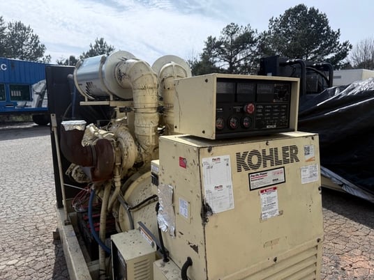 400 KW Kohler #400ROZD, diesel standby generator, 277/480 Volts, open skid - Image 4