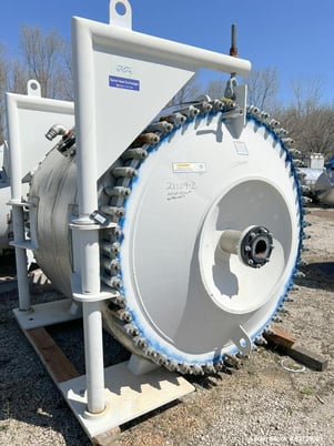 3000 sq.ft., Spiral Heat Exchanger, Alfa-Laval #1H-L-1T, 304L Stainless Steel, S/N 30112-70576, 2017, 1H-L-1T - Image 2