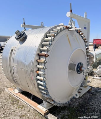 3000 sq.ft., Spiral Heat Exchanger, Alfa-Laval #1H-L-1T, 304L Stainless Steel, S/N 30112-70576, 2017, 1H-L-1T - Image 3