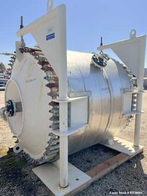 3000 sq.ft., Spiral Heat Exchanger, Alfa-Laval #1H-L-1T, 304L Stainless Steel, S/N 30112-70576, 2017, 1H-L-1T - Image 4
