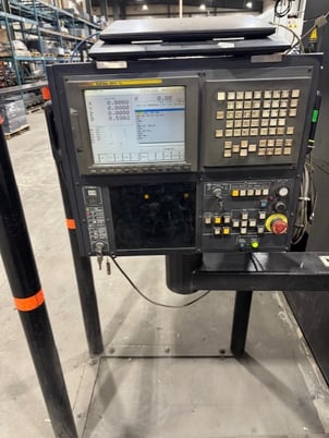 Amada #LC2415A3, CNC laser, 2000 watt, 61" x 198 sheet size with 1 reposition, Fanuc 16OiL, 2000 - Image 4