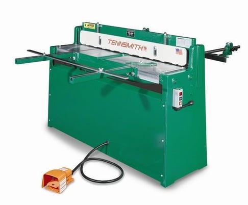 16 gauge x 4' Tennsmith #52H, hydraulic power shear, 30" Back Gauge, NEW - Image 1