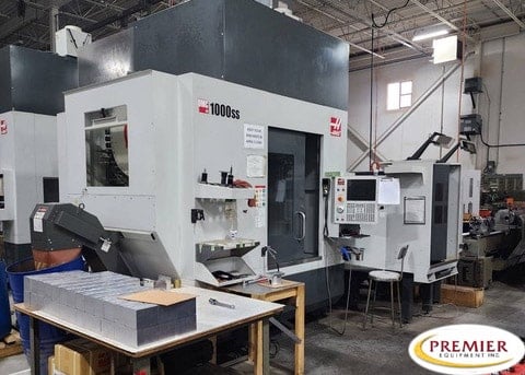 Haas #UMC-1000SS, 5-Axis CNC vertical machining center with 8 station pallet pool, 40" X, 25" Y, 25" Z, 12000 - Image 1