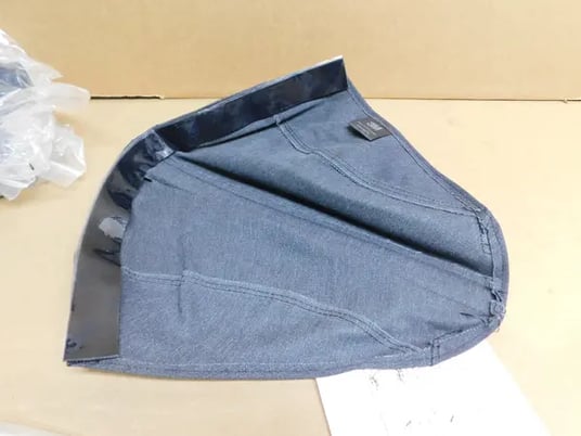 3M, FC1-GR, Front Hard Hat Cover, Elevated Temperature Cotton, 5 Qty., New - Image 3