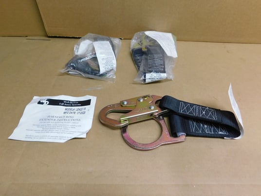 Web Devices, LE422-18, Lanyard Extender, w/Snap Hook & D-Ring, 18" Extender, 3 Qty., New - Image 1