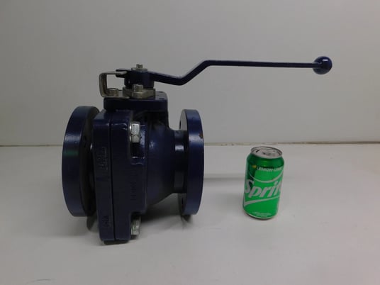 3" Lined Ball Valve, 80NB, 150 psi, New - Image 1