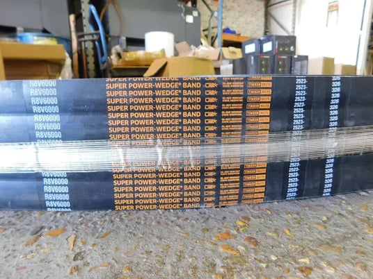 Timken, Power Transmission V-Belt, 4-Wedge Band, 4.1" Top width, 601.06" outside length, 7/8" thickness, New - Image 4