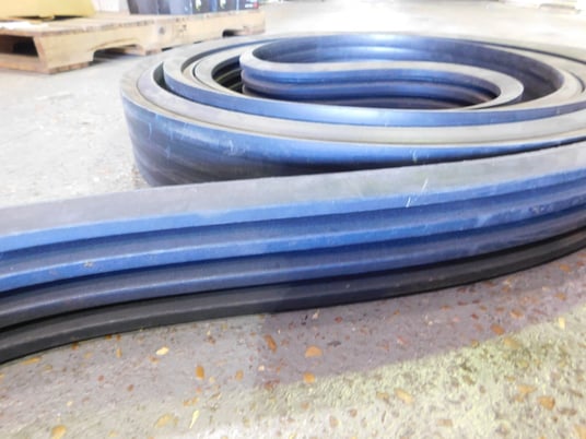 Timken, Power Transmission V-Belt, 4-Wedge Band, 4.1" Top width, 601.06" outside length, 7/8" thickness, New - Image 7