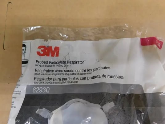 3M, Probed Particulate Respirator, 12 Qty., for quantitative fit testing only, New - Image 2