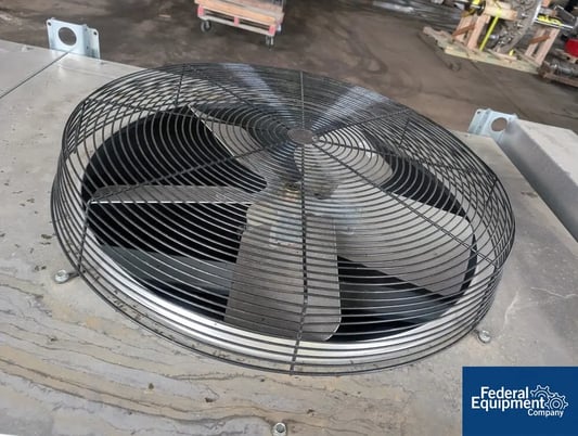 AEC Larkin #LNHS02A011, air cooled condensor, 11 ton, (2) fans, part# 83502201, serial# T10G05987, LNHS02A011 - Image 8