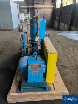 Fluitron #S1.400, high pressure dual stage diaphram pump unit,  1000 psi inlet pressure, 6000 psi outlet - Image 4