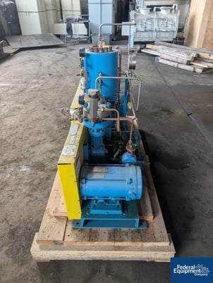 Fluitron #S1.400, high pressure dual stage diaphram pump unit,  1000 psi inlet pressure, 6000 psi outlet - Image 6