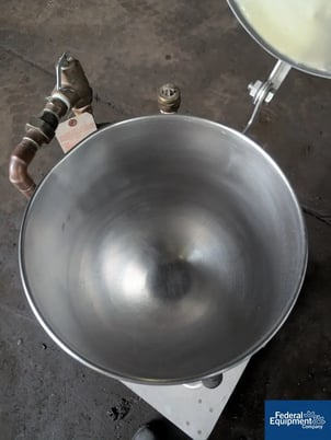 5 gallon Groen #5SP, Kettle, Stainless Steel, jacketed for 45 psi at 650&deg; f, on legs - Image 7