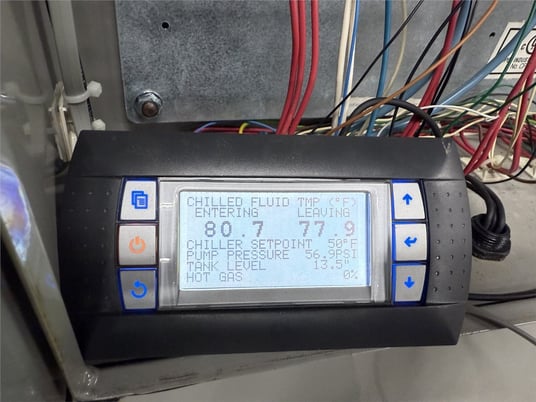 20 Ton, AEC #GPWC-70, Water-Cooled Chiller, 2 HP compressor, 15 HP process, 480 V., 2012 (2 available) - Image 9