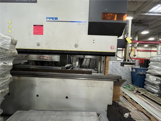 135 Ton, LVD #150BH10CAD-CNC, cnc press brake, 20WK, 460 V. - Image 5
