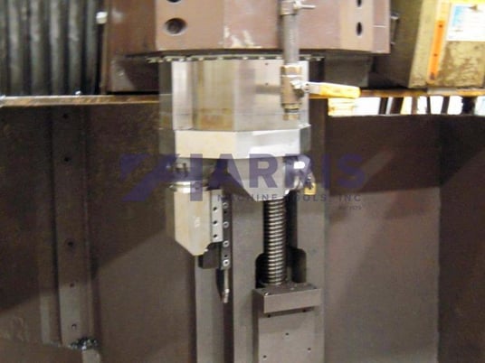124" Bullard #Dyn-Au-Tape, 2-Axis CNC vertical boring mill, Fanuc 15TT, power rail clamping, 75 HP, 1972 - Image 3