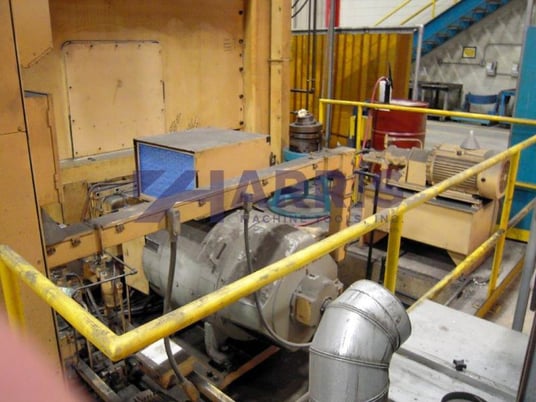 124" Bullard #Dyn-Au-Tape, 2-Axis CNC vertical boring mill, Fanuc 15TT, power rail clamping, 75 HP, 1972 - Image 10