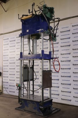 30 Ton, Hannifin #F-31101, 4-post hydraulic press, 25" stroke, Magnum Press control retrofit - Image 3