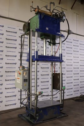 30 Ton, Hannifin #F-31101, 4-post hydraulic press, 25" stroke, Magnum Press control retrofit - Image 4