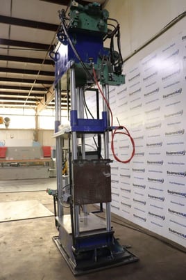 30 Ton, Hannifin #F-31101, 4-post hydraulic press, 25" stroke, Magnum Press control retrofit - Image 8