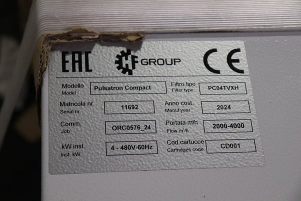 HF Group #Pulsatron-Compact, central cartridge filtration system, 4 KW, unused, 2024 - Image 9