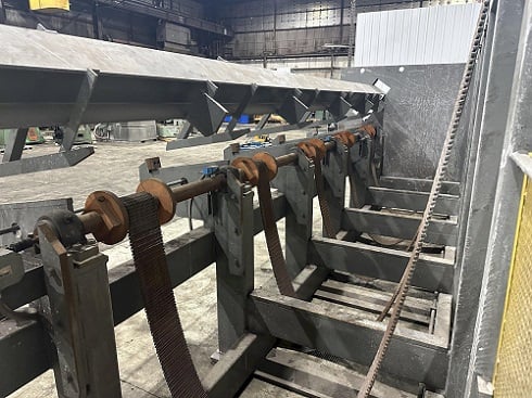 AMD, 20' bar & pipe descrambler rack & loader - Image 6