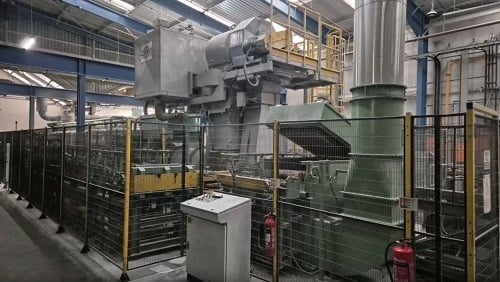 1250 Ton, Pressezzi Presssezzi Brass Rod Oil Hydraulic Press Line, 2009 - Image 4
