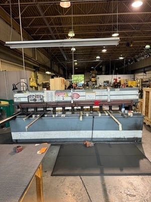 Heller #HS-430, hydraulic shear with back gauge, 10 HP - Image 1