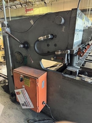 Heller #HS-430, hydraulic shear with back gauge, 10 HP - Image 3