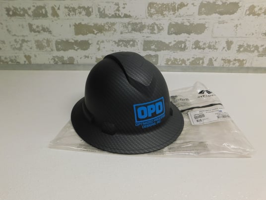 Pyramex, HP54117, Ridgeline Full Brim Hard Hat, 4-Point Ratchet, Black Graphite, 11 Qty., New - Image 1