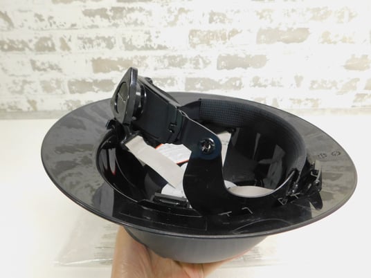Pyramex, HP54117, Ridgeline Full Brim Hard Hat, 4-Point Ratchet, Black Graphite, 11 Qty., New - Image 9