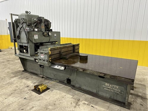 200 Ton, Beatty #20060N, hydraulic bulldozer type horizontal press, 15" stroke, 75 HP - Image 1