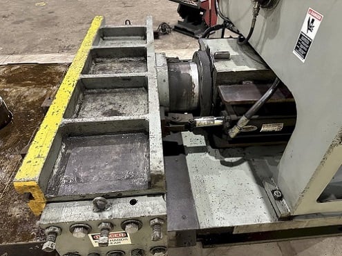 200 Ton, Beatty #20060N, hydraulic bulldozer type horizontal press, 15" stroke, 75 HP - Image 8