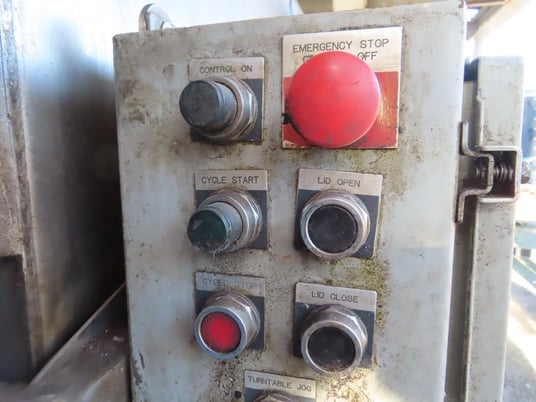 AEC #312-TL, top-load aqueous industrial parts washer, 54" turn diameter, 2012 - Image 6