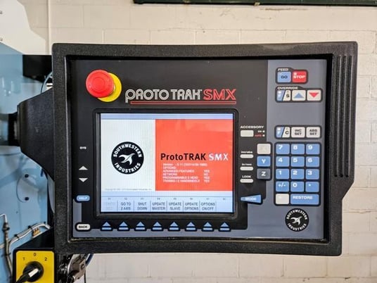 Southwestern Industries #Trak-DPM-SX5P, 12" x50"tbl., 5 HP, 40" X, 20" Y, 23.5"Z, 40-5000 RPM, #40, Prototrak - Image 8